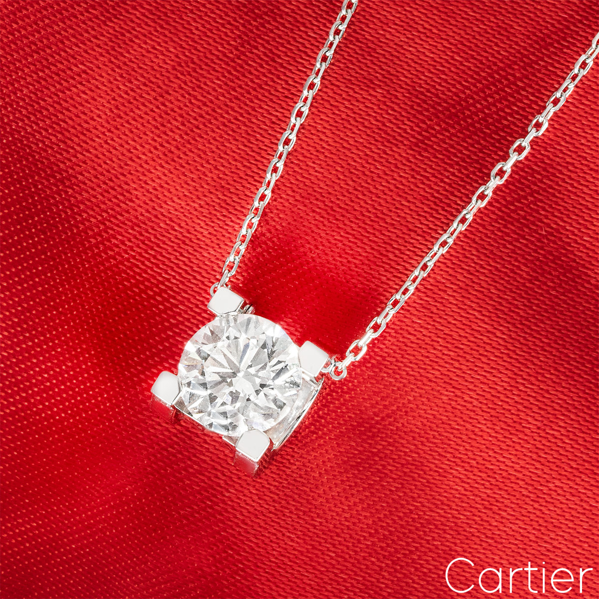 Cartier C de Cartier Diamond Necklace 1.70ct G/VS1 XXX